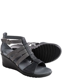 Keen Victoria Gladiator Sandals Leather Wedge Heel