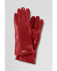 Classic Luxe Leather Gloves Light Stone