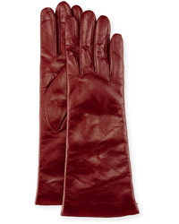 Portolano Napa Leather Gloves Garnet Red