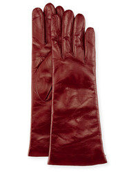 Portolano Napa Leather Gloves Garnet Red