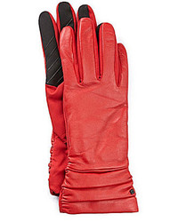URBAN RESEARCH Ur Ruched Stretch Leather Gloves