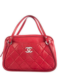 Chanel Quilted Leather Satchel