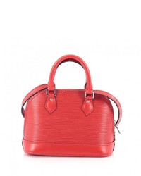 Louis Vuitton Red Leather Handbag