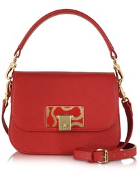Vivienne Westwood Red Opio Saffiano Leather Small Shoulder Bag
