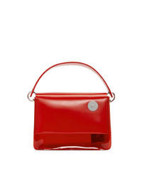 Kara Red Pvc Baby Pinch Shoulder Bag