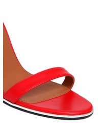 Givenchy 100mm Nadia Leather Sandals