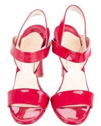 Christian Louboutin Patent Leather Sandals