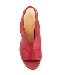 MM6 MAISON MARGIELA Peep Toe Slingback Sandals