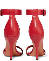 Givenchy Retra Sandals In Red Leather