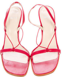 Vera Wang Strappy Leather Sandals