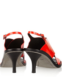 Alexander Wang Tanya Glossed Leather Sandals