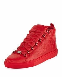 Balenciaga Arena Leather High Top Sneaker