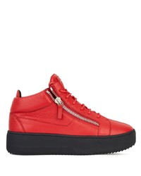 Giuseppe Zanotti Kriss Grained Leather Sneakers