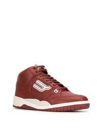 Bally Lace Up High Top Sneakers