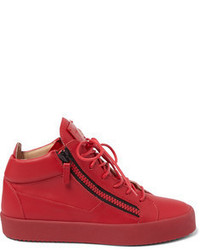Giuseppe Zanotti Leather High Top Sneakers
