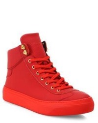 Jimmy Choo Leather High Top Sneakers