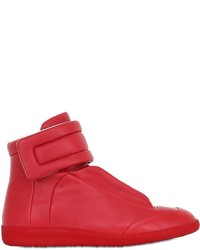 Maison Margiela Future Soft Leather High Top Sneakers