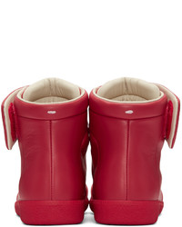Maison Margiela Red Future High Top Sneakers