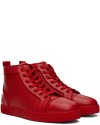 Christian Louboutin Red Louis Orlato Sneakers