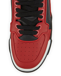 Givenchy Tyson Star High Top Sneaker Blackred