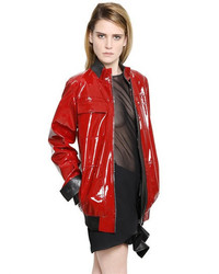 Anthony Vaccarello Nappa Patent Leather Jacket