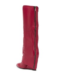 The Seller Zipped Knee High Boots
