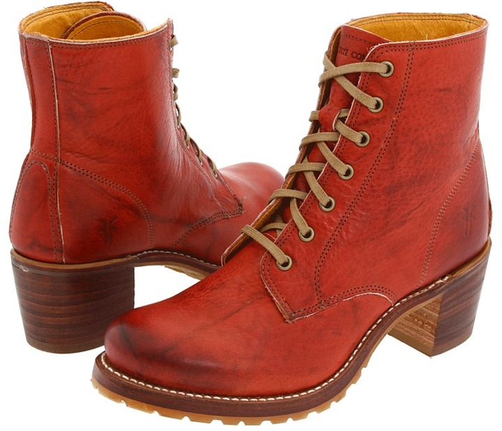 frye lace up womens boots