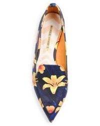 Nicholas Kirkwood Beya Flower Leather Loafers