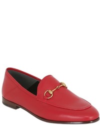 Gucci 10mm Brixton Horse Bit Leather Loafers