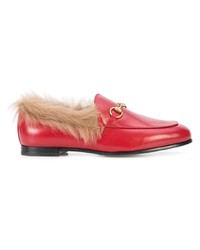 Gucci Jordaan Fur Lined Loafers