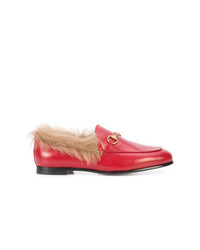 Gucci Jordaan Fur Lined Loafers