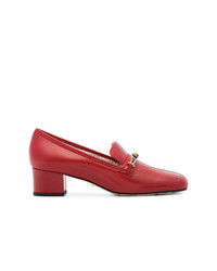 Gucci Red And Blue Ginger 45 Leather Pumps