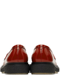 ADIEU Red White Type 5 Loafers