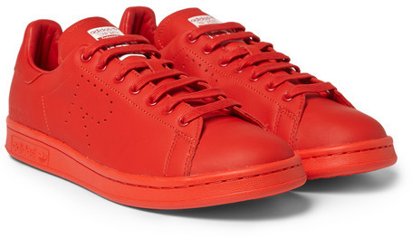 adidas stan smith red leather