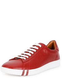 Bally Asher Perforated Leather Low Top Sneaker Multi