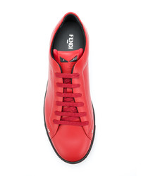 Fendi Bag Bugs Lace Up Sneakers