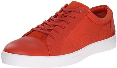 Verandert in aangrenzend vloeistof Calvin Klein Igor Leather Smooth Fashion Sneaker, $42 | Amazon.com |  Lookastic