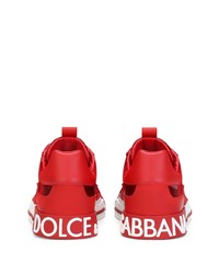 Dolce & Gabbana Custom 2zero Panelled Low Top Branded Heel Sneakers