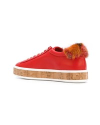 Mr & Mrs Italy Fur Patch Sneakers