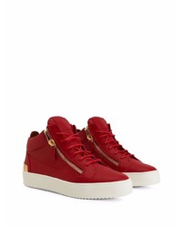 Giuseppe Zanotti Kriss Steel Mid Top Sneakers