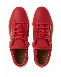 Giuseppe Zanotti Kriss Steel Mid Top Sneakers