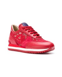 Le Silla Lace Panelled Sneakers
