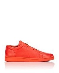 Balenciaga Leather Monochrome Sneakers Colorless