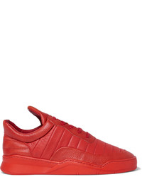 Filling Pieces Low Top Fuse Leather Sneakers