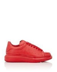 all red alexander mcqueen sneakers