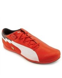 Puma Evospeed 12 Low Sf Red Faux Leather Sneakers Shoes11 Uk 11