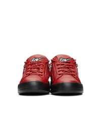 Giuseppe Zanotti Red July Traze Sneakers