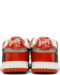 BAPE Red Sk8 Sta 1 Sneakers