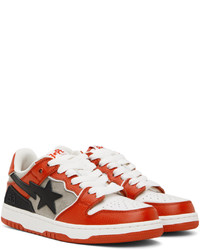 BAPE Red Sk8 Sta 1 Sneakers
