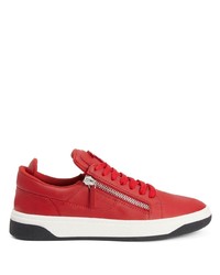 Giuseppe Zanotti Zip Detail Low Top Trainers